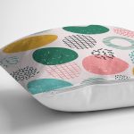 Sanatsal Modern Tasarımlı Dijital Baskılı Modern Yastık Kırlent Kılıfı Realhomes