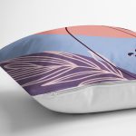 Soyut Rengarenk Zeminde Bohem Çiçek Motifli Dijital Baskılı Modern Kırlent Kılıfı Realhomes