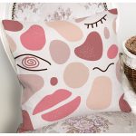 Renkli Bohem Motifli Dijital Baskılı Modern Yastık Kırlent Kılıfı Realhomes