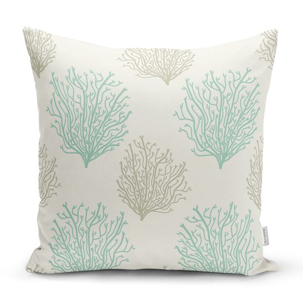 - 7041 - Realhomes  Soyut Rengarenk Zeminde Bohem Çiçek Motifli Dijital Baskılı Modern Yastık Kılıfı Realhomes