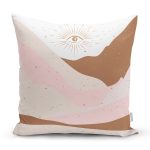 Natura Temalı Boho Tasarımlı Dijital Baskılı Modern Yastık Kırlent Kılıfı Realhomes