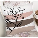 Onedraw Motifli Çiçek Dijital Baskılı Modern Yastık Kırlent Kılıfı Realhomes