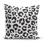 Renkli Zemin Uzerinde Onedraw Çizimli Dijital Baskılı Modern Yastık Kırlent Kılıfı Realhomes