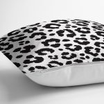 Renkli Zemin Uzerinde Onedraw Çizimli Dijital Baskılı Modern Yastık Kırlent Kılıfı Realhomes