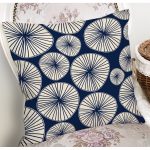 - 7256 - Realhomes Renkli Zeminli Onedraw Çizimli Limon Dijital Baskılı Modern Yastık Kırlent Kılıfı Realhomes