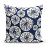 - 7256 - Realhomes Renkli Zeminli Onedraw Çizimli Limon Dijital Baskılı Modern Yastık Kırlent Kılıfı Realhomes