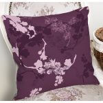 - 7275 - Realhomes Rengarenk Zemin Üzerinde Çiçek Desenli Dijital Baskılı Modern Yastık Kırlent Kılıfı Realhomes