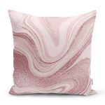 Renkli Zemin Üzerinde Kum Motifleri Dijital Baskılı Modern Yastık Kırlent Kılıfı Realhomes