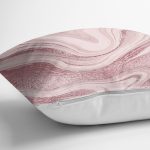 Renkli Zemin Üzerinde Kum Motifleri Dijital Baskılı Modern Yastık Kırlent Kılıfı Realhomes