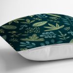 Siyah Zemin Üzerinde Rengarenk Çiçek Desenli Yastık Kırlent Kılıfı Realhomes