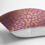 Renkli Zeminde Parlak Gorunumlu Çizim Dijital Baskılı Modern Yastık Kırlent Kılıfı Realhomes