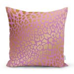 Renkli Zeminde Parlak Gorunumlu Çizim Dijital Baskılı Modern Yastık Kırlent Kılıfı Realhomes