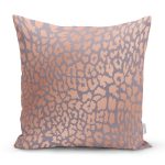 - 7456 - Realhomes Renkli Zeminde Parlak Gorunumlu Çizim Dijital Baskılı Modern Yastık Kırlent Kılıfı Realhomes