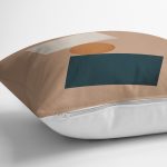 Renkli Zemimli One Draw Çizimli Geometrik Desen Modern Yastık Kırlent Kılıfı Realhomes