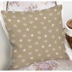 Renkli Zeminli Yıldız Ve Kartanesi Motifli Dijital Baskılı Modern Kırlent Kılıfı Realhomes