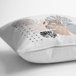 Pastel Renkli Onedraw Çizimli Geometrik Desenli Modern Yastık Kırlent Kılıfı Realhomes