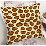 Renkli Zemin Üzerinde Geometrik Çizim Dijital Baskılı Modern Yastık Kırlent Kılıfı Realhomes