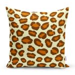 Renkli Zemin Üzerinde Geometrik Çizim Dijital Baskılı Modern Yastık Kırlent Kılıfı Realhomes