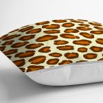 Renkli Zemin Üzerinde Geometrik Çizim Dijital Baskılı Modern Yastık Kırlent Kılıfı Realhomes