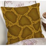 - 7608 - Realhomes Renkli Zemin Üzerinde Geometrik Çizim Dijital Baskılı Modern Yastık Kırlent Kılıfı Realhomes