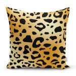 Renkli Zemin Üzerinde Siyah Detaylı Geometrik Çizim Yastık Kırlent Kılıfı Realhomes