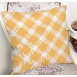 - 7623 - Realhomes Beyaz Zemin Üzerinde Renkli Geometrik Desenli Dijital Baskılı Modern Yastık Kılıfı Realhomes