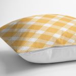 - 7623 - Realhomes Beyaz Zemin Üzerinde Renkli Geometrik Desenli Dijital Baskılı Modern Yastık Kılıfı Realhomes