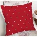 Renkli Zeminli Beyaz Puantiyeli Dijital Baskılı Modern Yastık Kırlent Kılıfı Realhomes