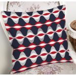 Renkli Zeminli Geometrik Desenli Dijital Baskılı Modern Yastık Kırlent Kılıfı Realhomes