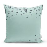 - 7690 - Realhomes Pastel Zeminli Geometrik Çizimli Dijital Baskılı Modern Yastık Kırlent Kılıfı Realhomes