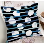 Renkli Zeminli Renkli Puantiyeli Dijital Baskılı Modern Yastık Kırlent Kılıfı Realhomes