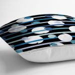 Renkli Zeminli Renkli Puantiyeli Dijital Baskılı Modern Yastık Kırlent Kılıfı Realhomes