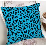 - 7844 - Realhomes  Renkli Zemin Üzerinde Modern Puantiye Desenli Dijital Baskılı Modern Yastık Kılıfı Realhomes