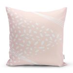 - 7963 - Realhomes Pastel Zeminli Geometrik Desenli Dijital Baskılı Modern Yastık Kırlent Kılıfı Realhomes