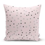 Beyaz Zemin Üzerinde Rengarenk Çiçek Desenli Yastık Kırlent Kılıfı Realhomes