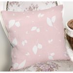 Pastel Zeminli Rengarenk Çiçek Desenli Dijital Baskılı Modern Yastık Kırlent Kılıfı Realhomes