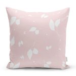 Pastel Zeminli Rengarenk Çiçek Desenli Dijital Baskılı Modern Yastık Kırlent Kılıfı Realhomes