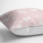 Pastel Zeminli Rengarenk Çiçek Desenli Dijital Baskılı Modern Yastık Kırlent Kılıfı Realhomes