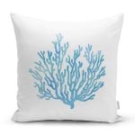 Beyaz Zemin Üzerinde Renkli Deniz Yıldızı Desenli Modern Yastık Kırlent Kılıfı Realhomes