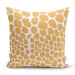 Beyaz Zemin Üzerinde Pastel Renkli Geometrik Desenli Yastık Kırlent Kılıfı Realhomes