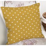 - 8053 - Realhomes Renkli Zeminli Beyaz Puantiye Desenli Dijital Baskılı Modern Yastık Kırlent Kılıfı Realhomes