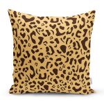 - 8107 - Realhomes  Renkli Zeminli Geometrik Desenli Dijital Baskılı Modern Yastık Kırlent Kılıfı Realhomes