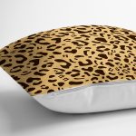 - 8107 - Realhomes  Renkli Zeminli Geometrik Desenli Dijital Baskılı Modern Yastık Kırlent Kılıfı Realhomes