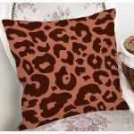 - 8109 - Realhomes  Renkli Zeminli Geometrik Desenli Dijital Baskılı Modern Yastık Kırlent Kılıfı Realhomes