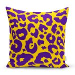 - 8110 - Realhomes Renkli Zeminli Geometrik Desenli Dijital Baskılı Modern Yastık Kırlent Kılıfı Realhomes