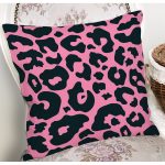 - 8113 - Realhomes  Renkli Zeminli Geometrik Desenli Dijital Baskılı Modern Yastık Kırlent Kılıfı Realhomes