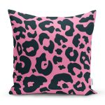 - 8113 - Realhomes  Renkli Zeminli Geometrik Desenli Dijital Baskılı Modern Yastık Kırlent Kılıfı Realhomes