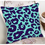 - 8114 - Realhomes  Renkli Zeminli Geometrik Desenli Dijital Baskılı Modern Yastık Kırlent Kılıfı Realhomes