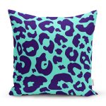 - 8114 - Realhomes  Renkli Zeminli Geometrik Desenli Dijital Baskılı Modern Yastık Kırlent Kılıfı Realhomes