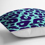 - 8114 - Realhomes  Renkli Zeminli Geometrik Desenli Dijital Baskılı Modern Yastık Kırlent Kılıfı Realhomes